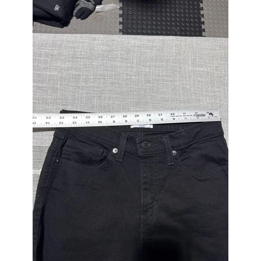 Levis‎ denizen  ids Black Denim Jeans Straight Leg Casual Pants Size 16